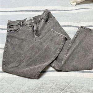 Abercrombie & Fitch High Rise Jeans in Gray